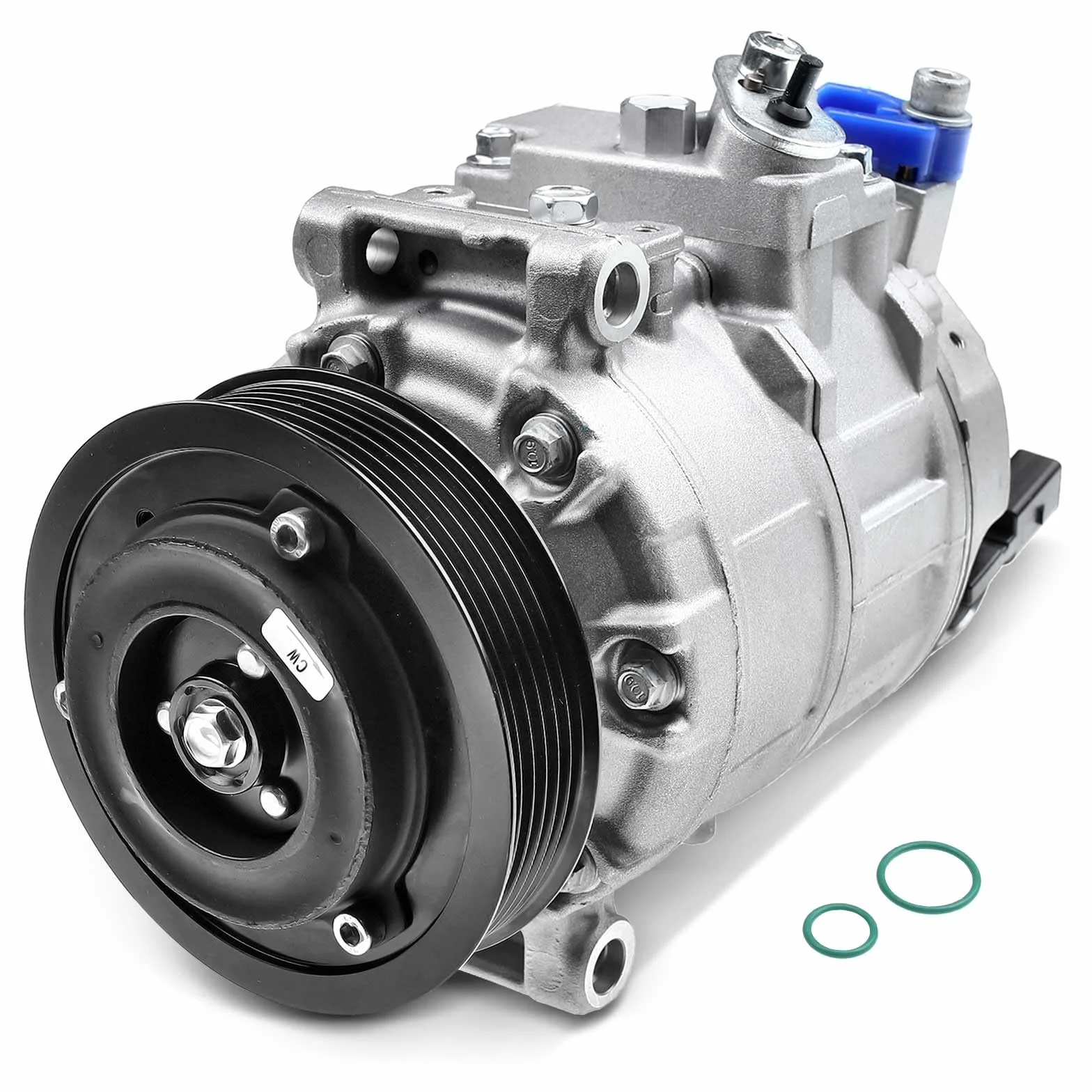 Frankberg Compressore dell'aria condizionata con frizione Compatibile Fabia II A3 8P1 A6 Allroad C6 Ibiza IV Leon 1P1 1K0820803J