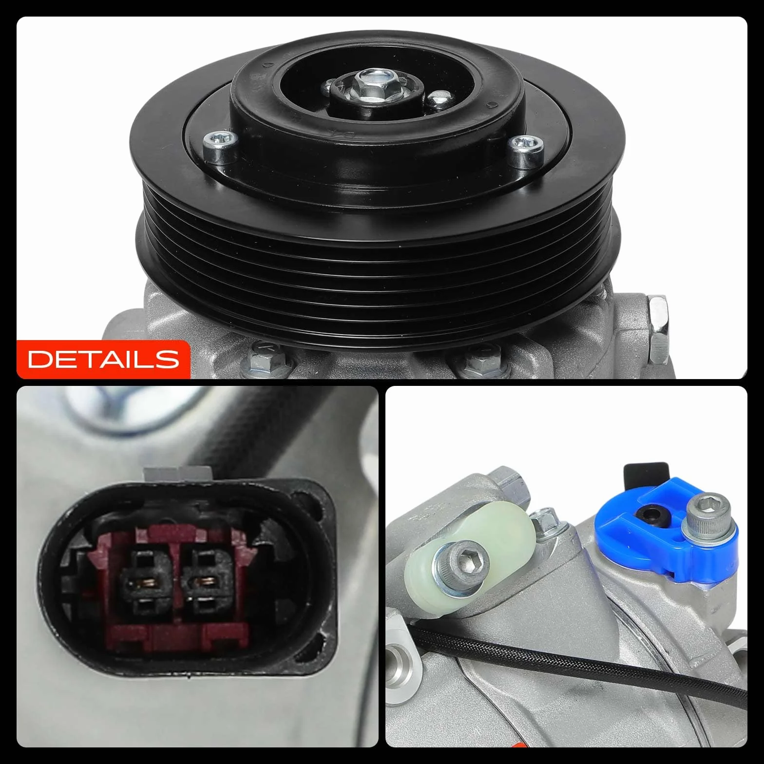 Frankberg Compressore Aria Condizionata Golf IV 1J1 Polo 6C1 6R1 9N Ibiza III 6L1 5J 6Q0820803D