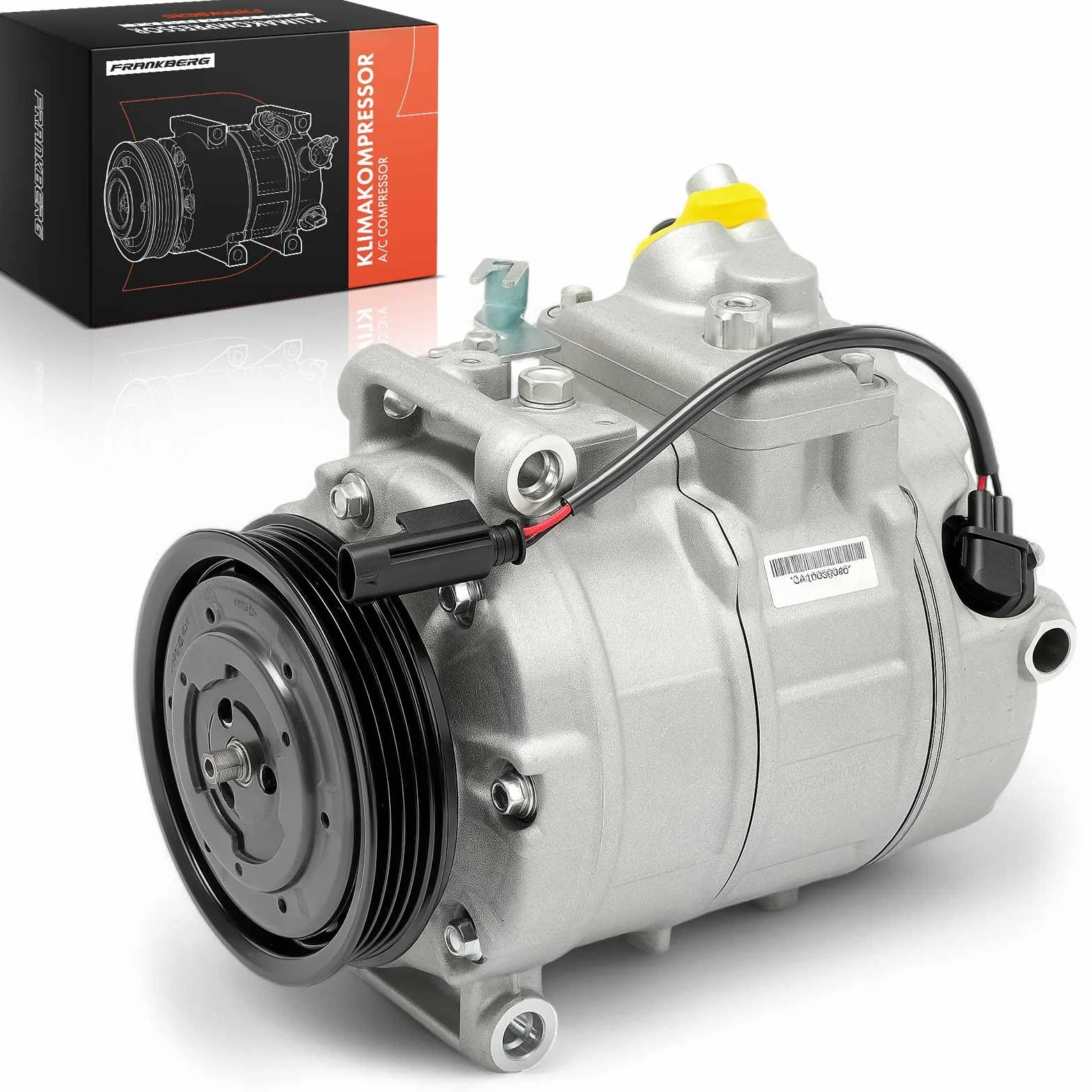 Frankberg Compressore aria condizionata con frizione Compatibile Serie 5 E60 E61 Serie 7 E65 E66 E67 X6 F16 F86