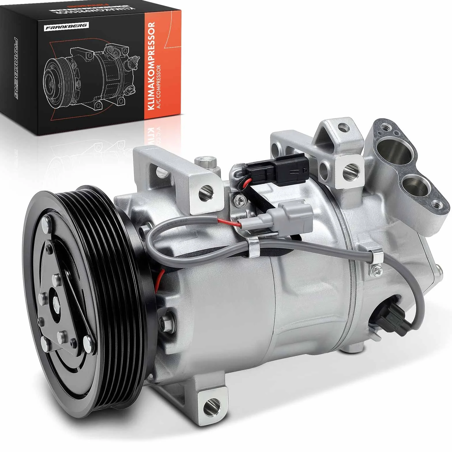 Frankberg Compressore aria condizionata frizione Diesel Compatibile Micra V K14 Clio IV BH Grandtour KH 8FK351115071 olio preconfezionato