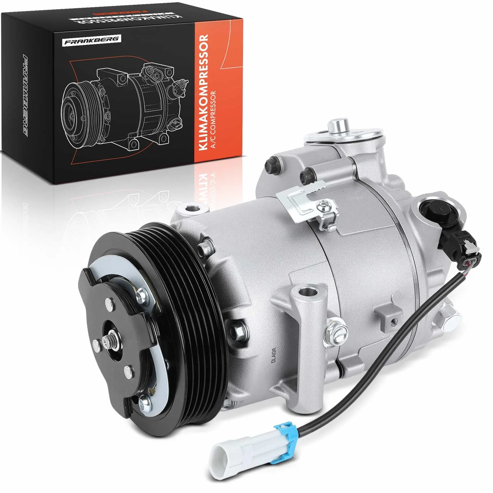 Frankberg Compressore dell'aria condizionata compatibile con Astra J P10 Meriva B S10 Diesel