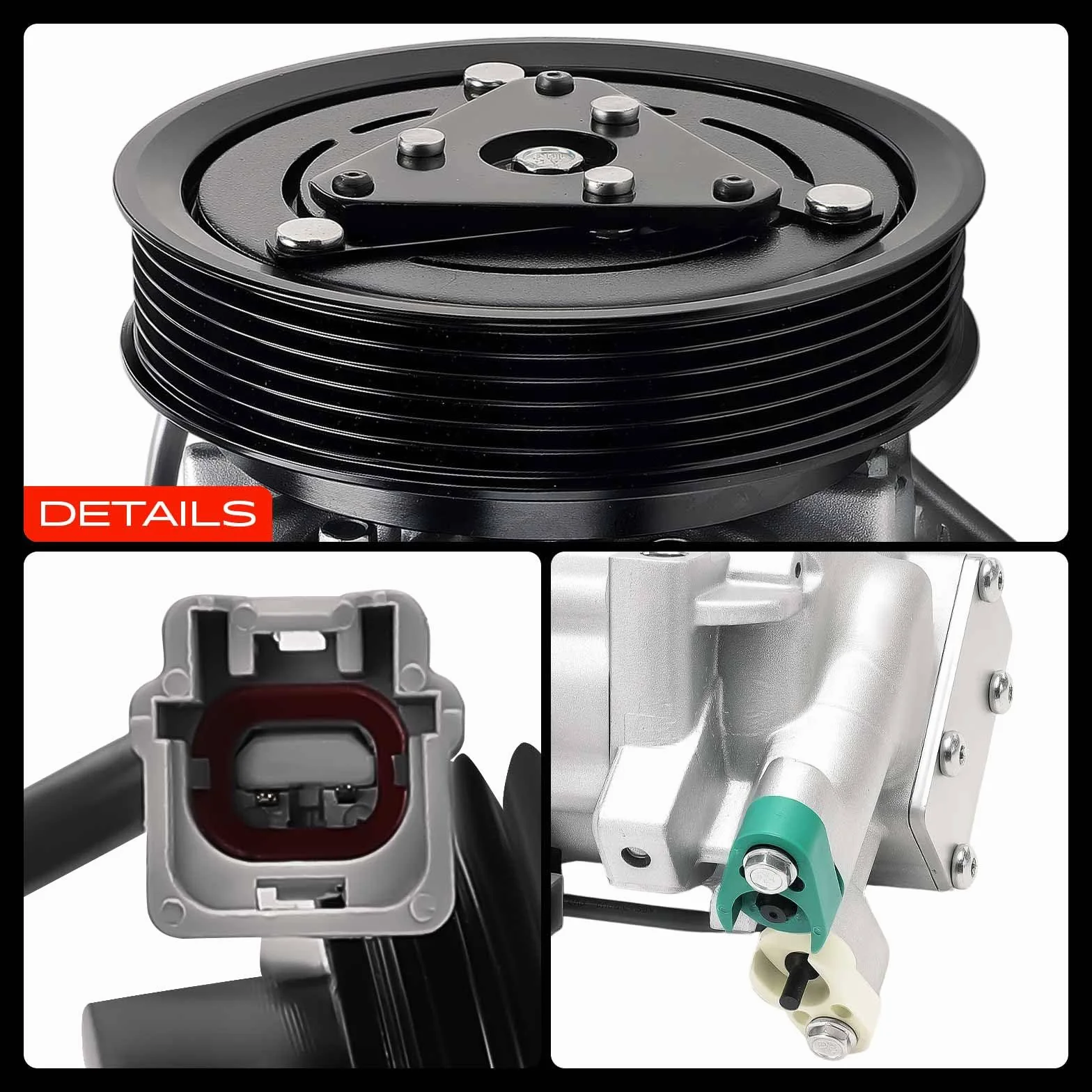 Frankberg Compressore aria condizionata frizione Diesel Compatibile Micra V K14 Clio IV BH Grandtour KH 8FK351115071 olio preconfezionato